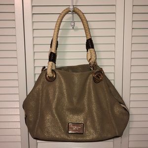 Michael Kors Gold Shoulder Bag - Rare Find!